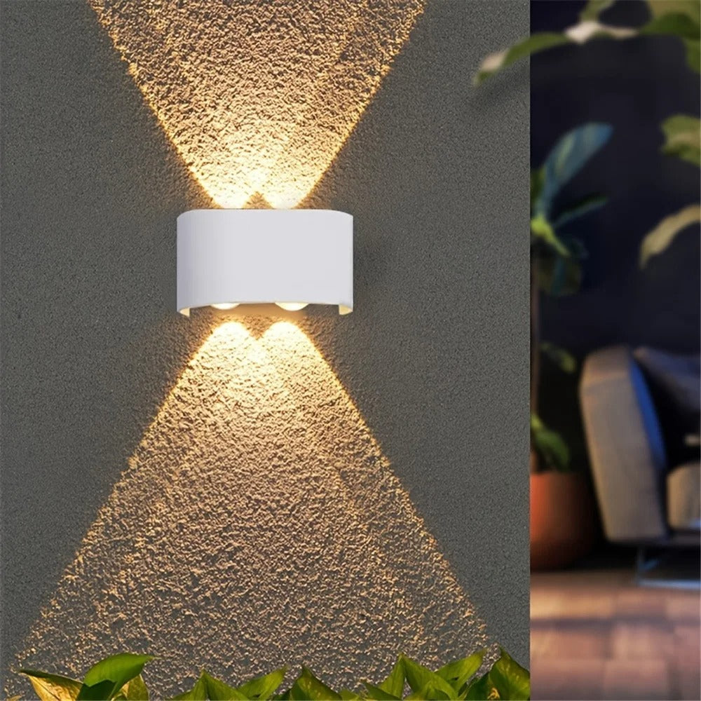 Minimalist LED Wall Lamp - 2W/4W Waterproof Light for Bedroom & Bedside (AC85-265V)