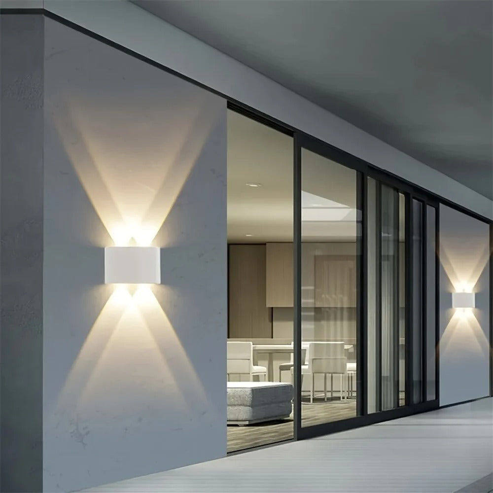 Minimalist LED Wall Lamp - 2W/4W Waterproof Light for Bedroom & Bedside (AC85-265V)