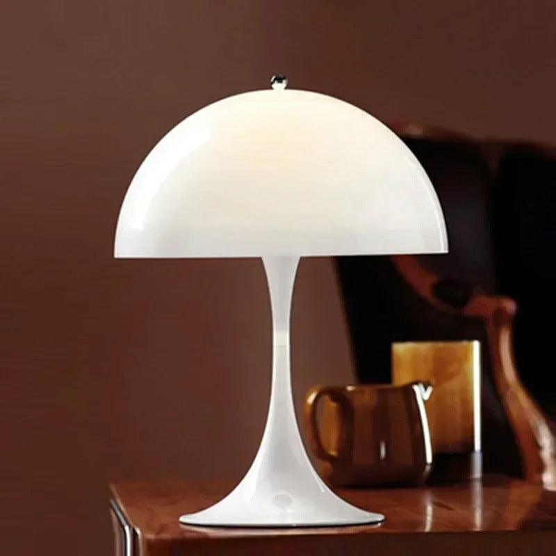 Modern Minimalist LED Mushroom Table Lamp - Bedside & Desk Light for Home Decor