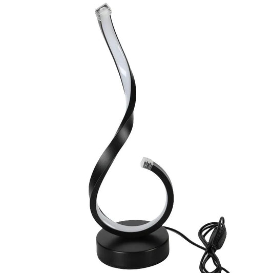 Compact Modern USB Desk Lamp - Ironwork Design with Three-Color Dimming