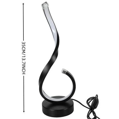 Compact Modern USB Desk Lamp - Ironwork Design with Three-Color Dimming