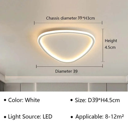 Modern LED Ceiling Lamp – Indoor Chandelier for Living Room, Dining Room, Bedroom, Aisle, Balcony, Home Decoration Light Fixture