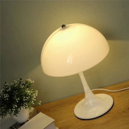 Modern Minimalist LED Mushroom Table Lamp - Bedside & Desk Light for Home Decor