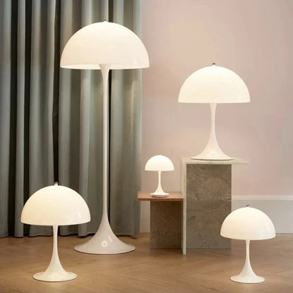 Modern Minimalist LED Mushroom Table Lamp - Bedside & Desk Light for Home Decor