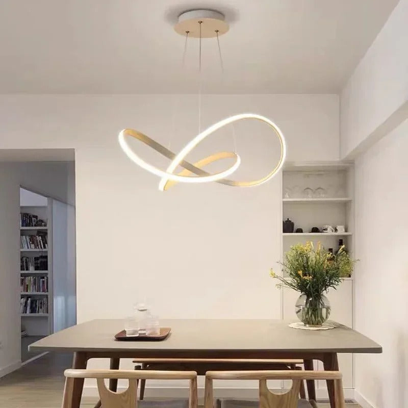 Modern Nordic LED Pendant Lamp - Black, White, Golden Kitchen Light Fixture for Dining Room, Loft & Home Decor