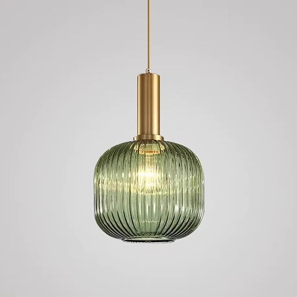 Nordic Minimalist Glass LED Pendant Lamp - Japanese Style for Dining Room, Kitchen, Bedside & Home Decor