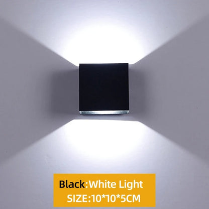 Sleek Up & Down LED Wall Light - 6W/12W Aluminum Fixture for Indoor Decor