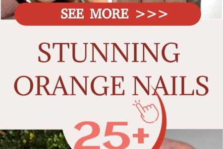 25+ Stunning Burnt Orange Nails with a Cozy Vibe