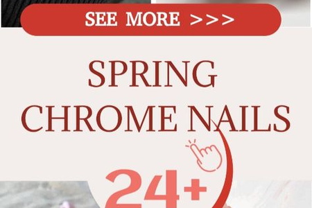 Best 24+ spring chrome nails you must try this year