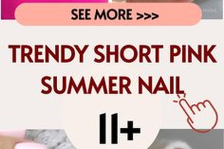 11+ Trendy Short Pink Nail Designs to Try in 2022