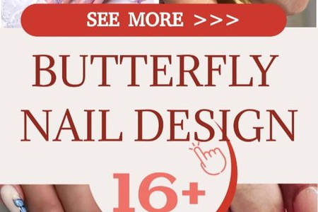 Best 16+ butterfly nail design you must try this year