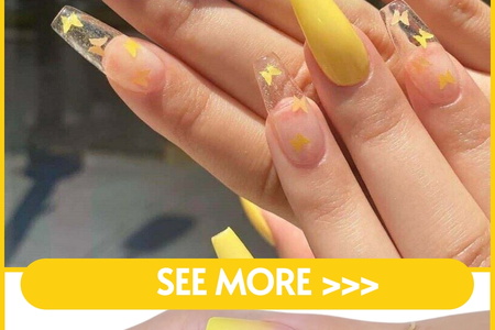 Best 10+ yellow acrylic nails you must try this year