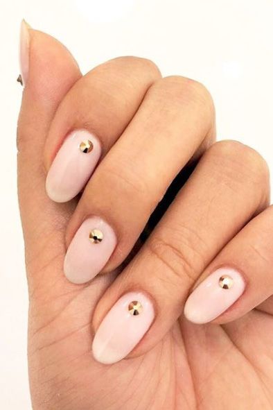 simple nails designs almond shape