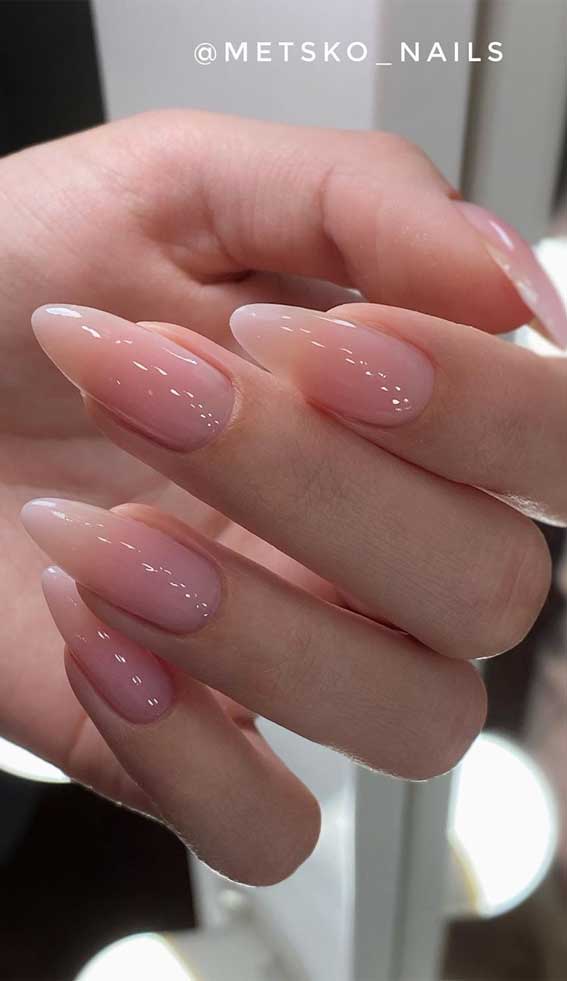 simple nails designs almond shape